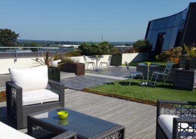 Toit terrasse ALIZES Coworking Rennes