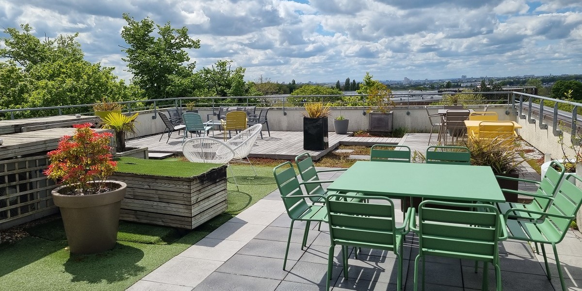 Roof-top Alizés Coworking Rennes